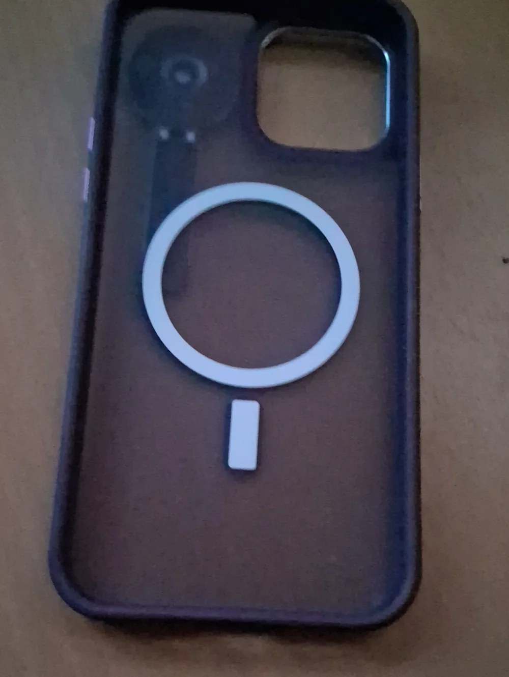 Purple MagSafe-Compatible iPhone Case with Clip Accessory 13.6/7 Size